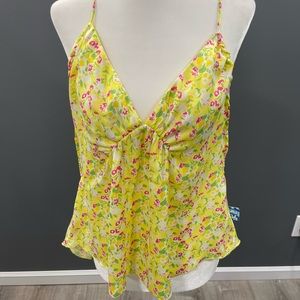 🍓 Matilda Djerf Style NEW Free People Medium Lingerie Tank Floral Intimately